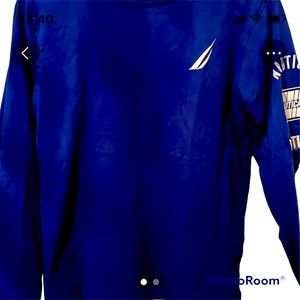 Navy blue Nautica long sleeve shirt. Youth XL (14-16)